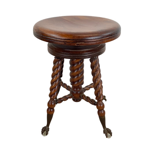 Antique Eastlake PIano Stool
