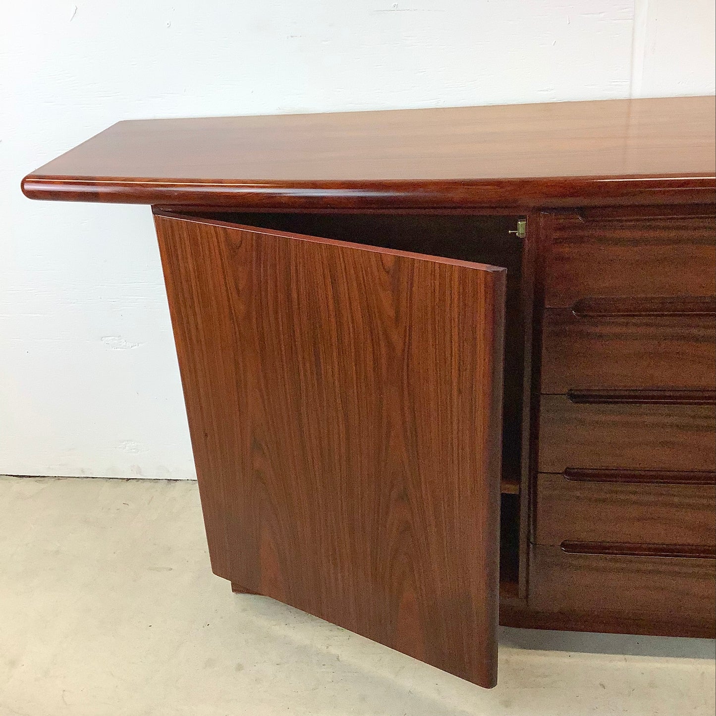 Scandinavian Modern Rosewood Sideboard by Skovby