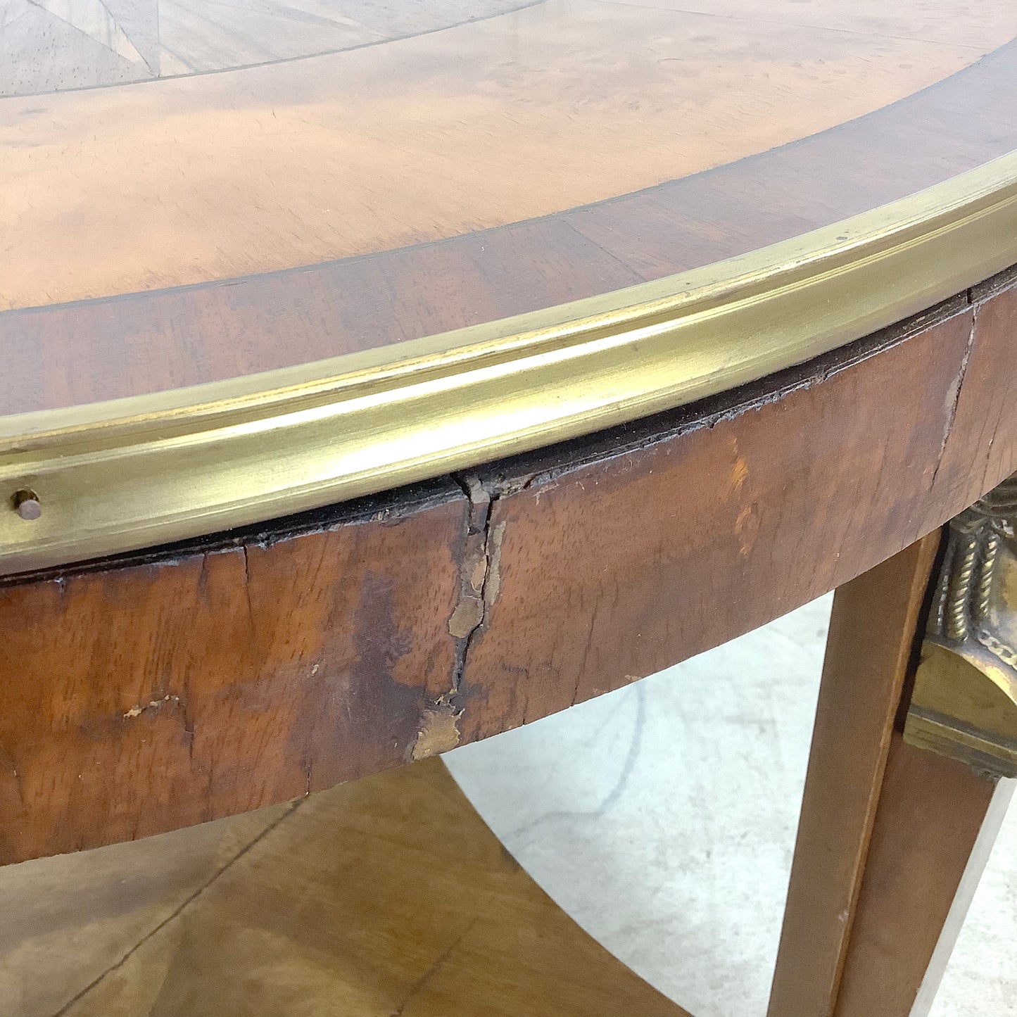 Vintage Empire Style Gueridon Table