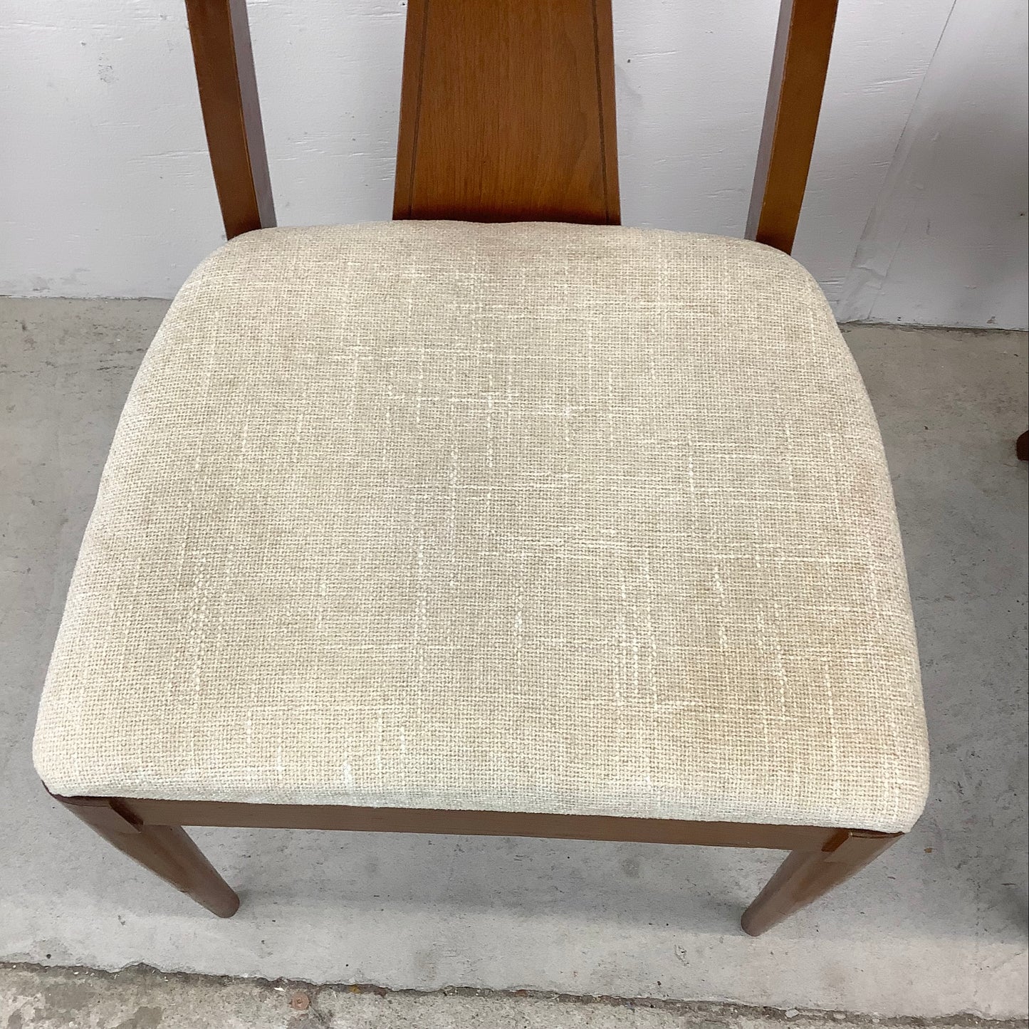 Mid-Century Walnut Dining Chairs- Six