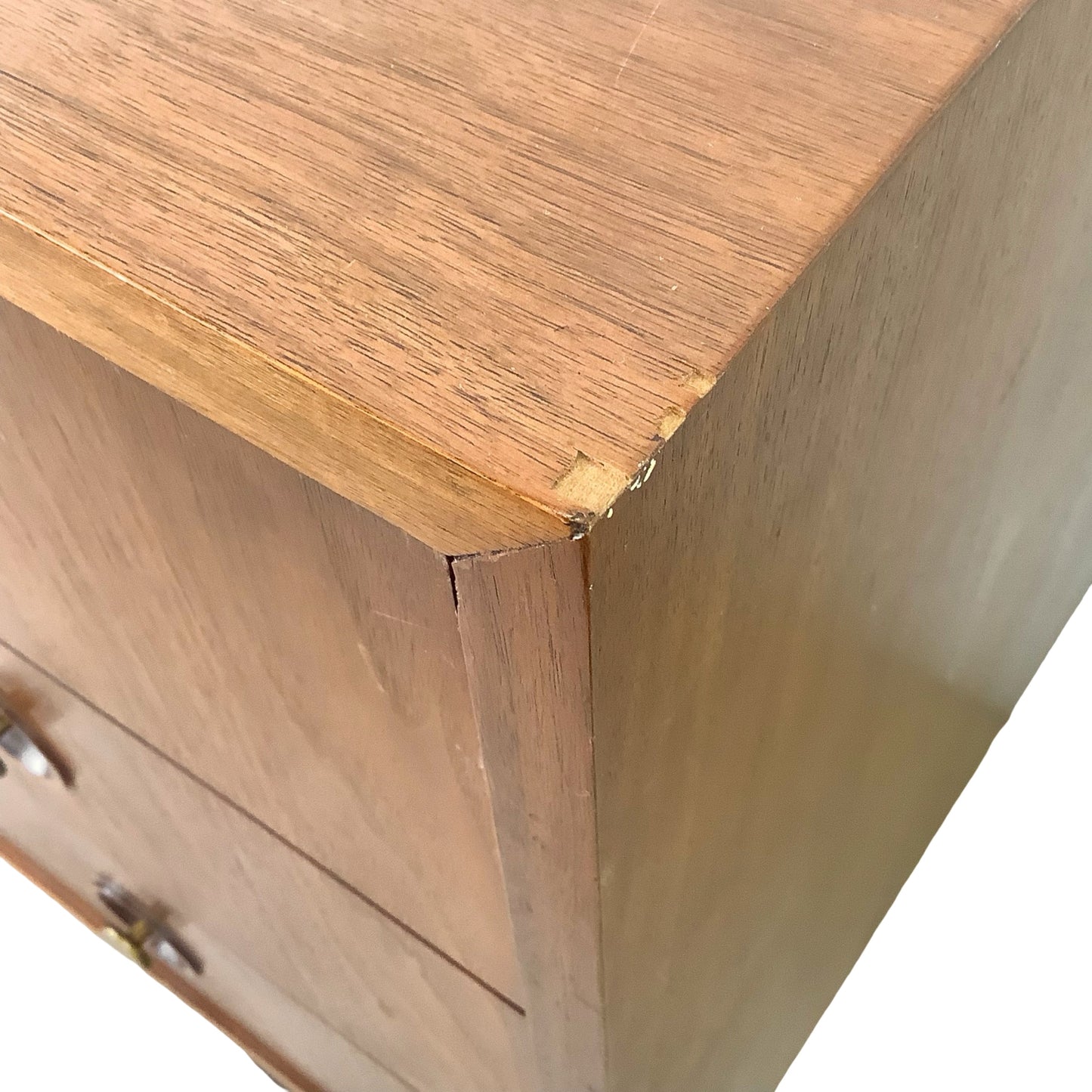 Merton Gershun for American of Martinsville "Harlequin" Walnut Mid-Century Modern Triple Dresser