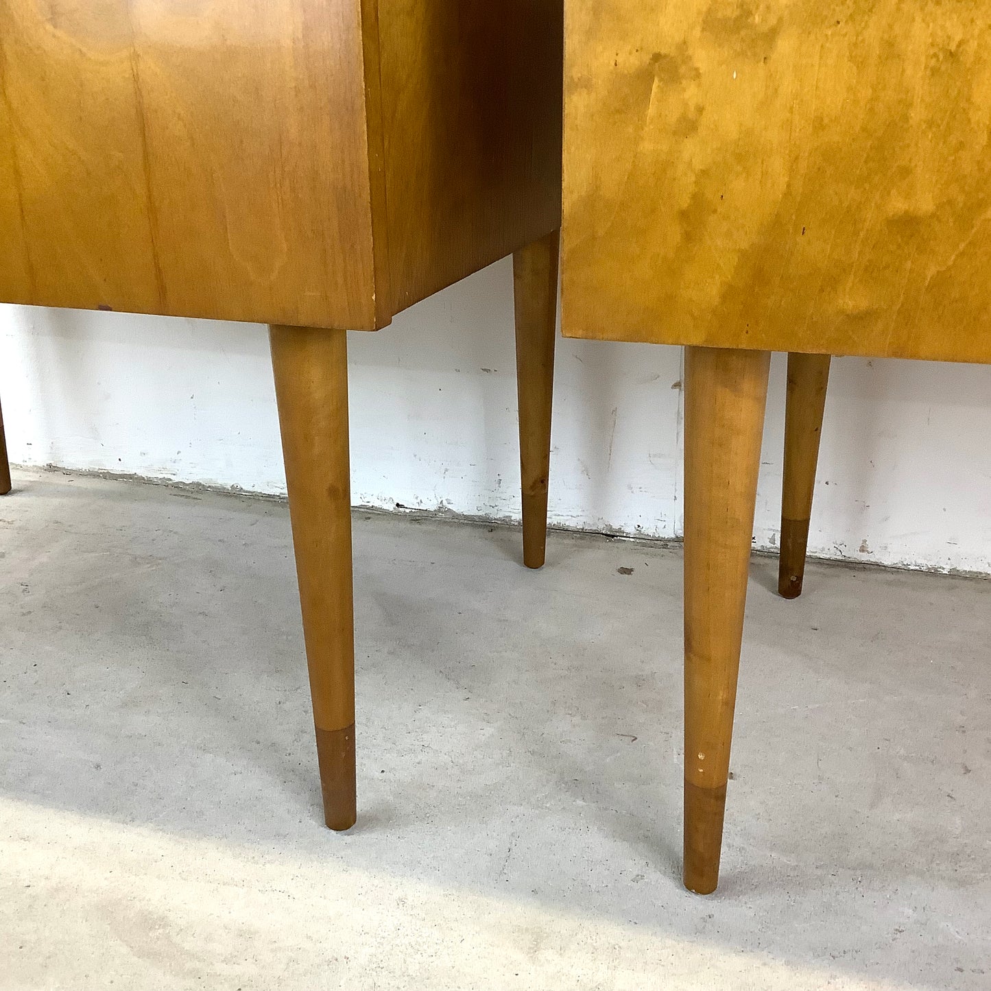 Mid-Century Two Tier Nightstands attr. Edmond Spence
