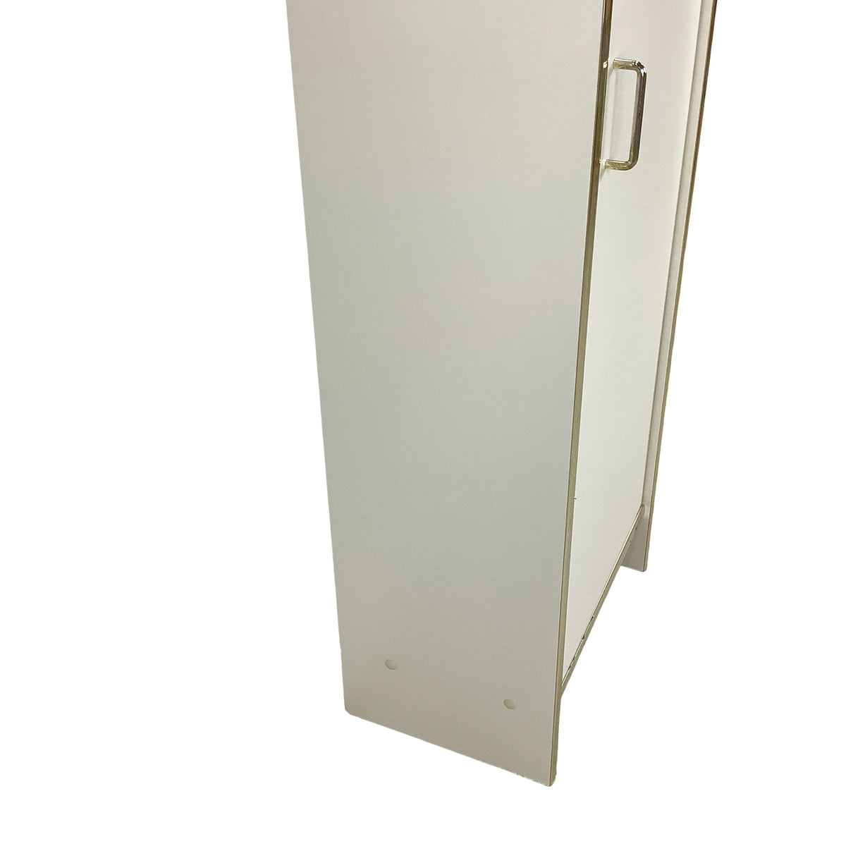 Vintage 1980s Postmodern Jewelry Armoire with Gold-Tone Trim