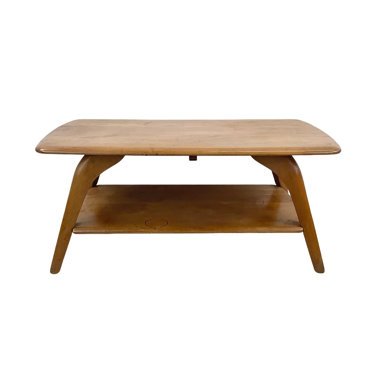 Mid Century Coffee Table | Blonde Wood Table | Heywood Wakefield Style