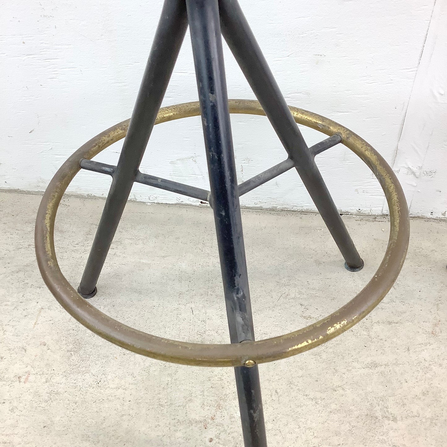 Pair Industrial Modern Barstools