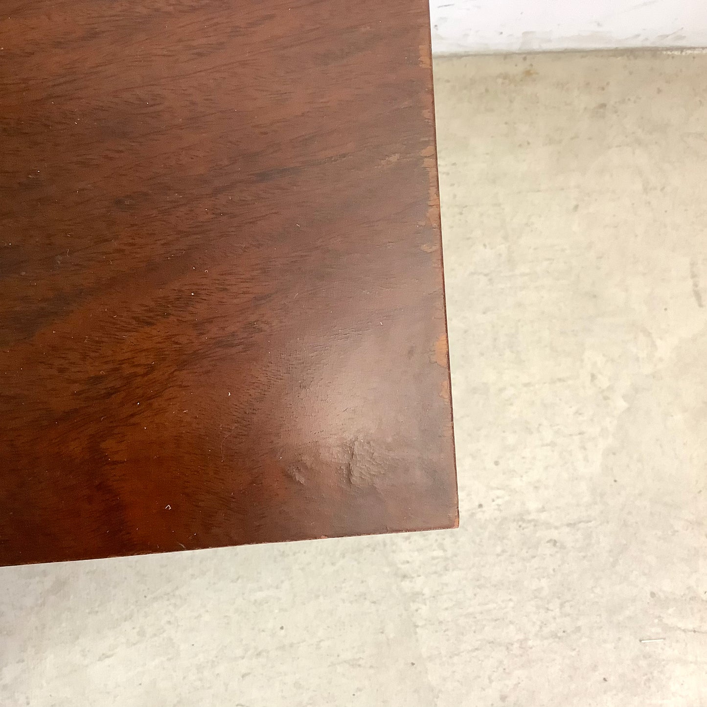 Mid-Century Vanity & Mirror With Stool