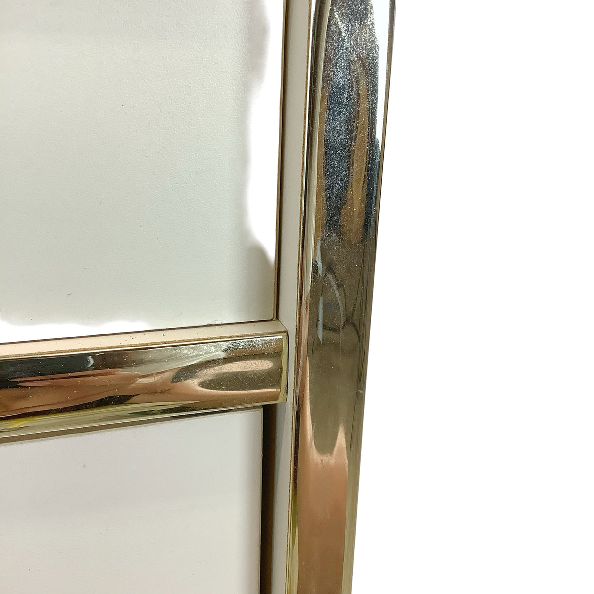 Vintage 1980s Postmodern Jewelry Armoire with Gold-Tone Trim
