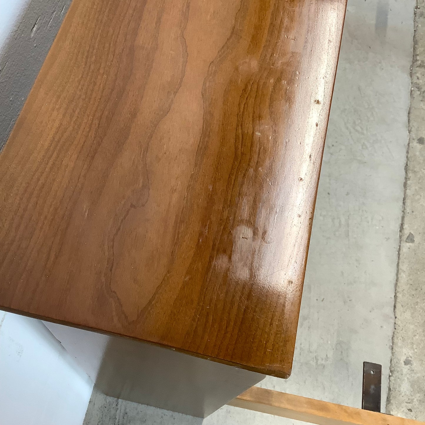 Vintage Mid-Century Bed Frame with Storage- Full