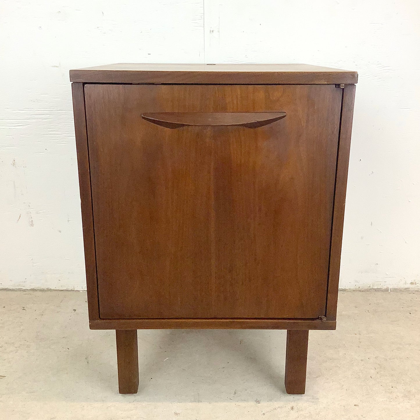 Mid-Century Teak Record Cabinet or Bedside Table