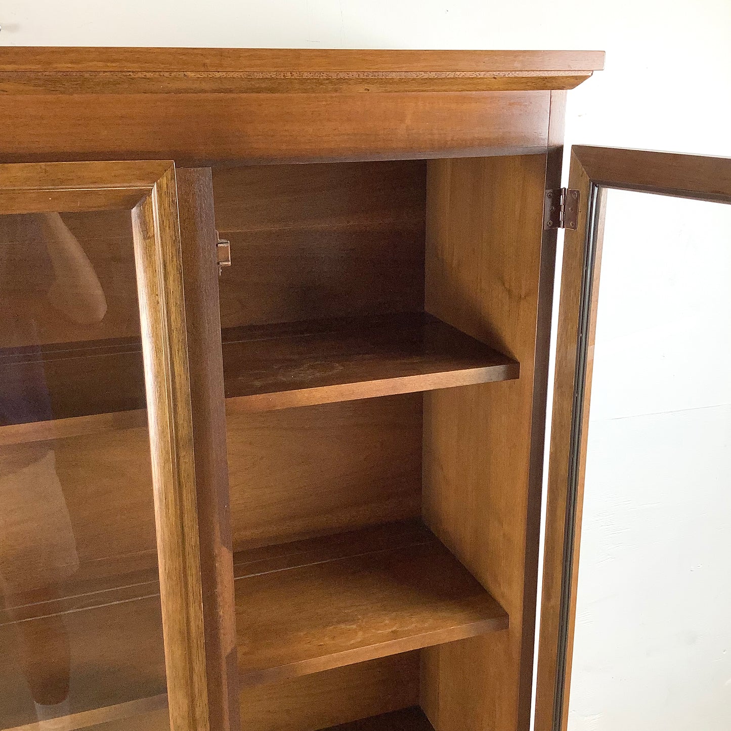 Mid-Century Credenza With Display Topper