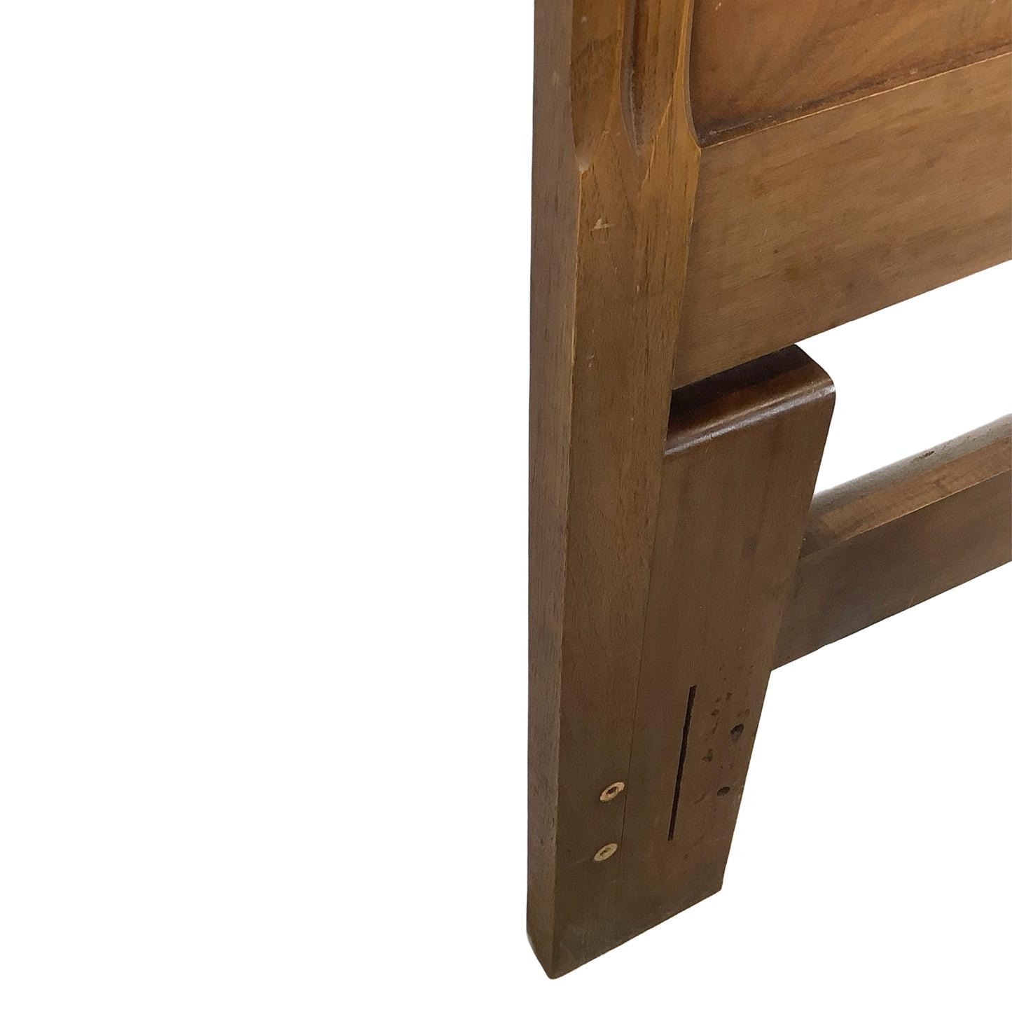 Mid-Century Modern Walnut Headboard | Vintage Full/Queen |GeometricDesign