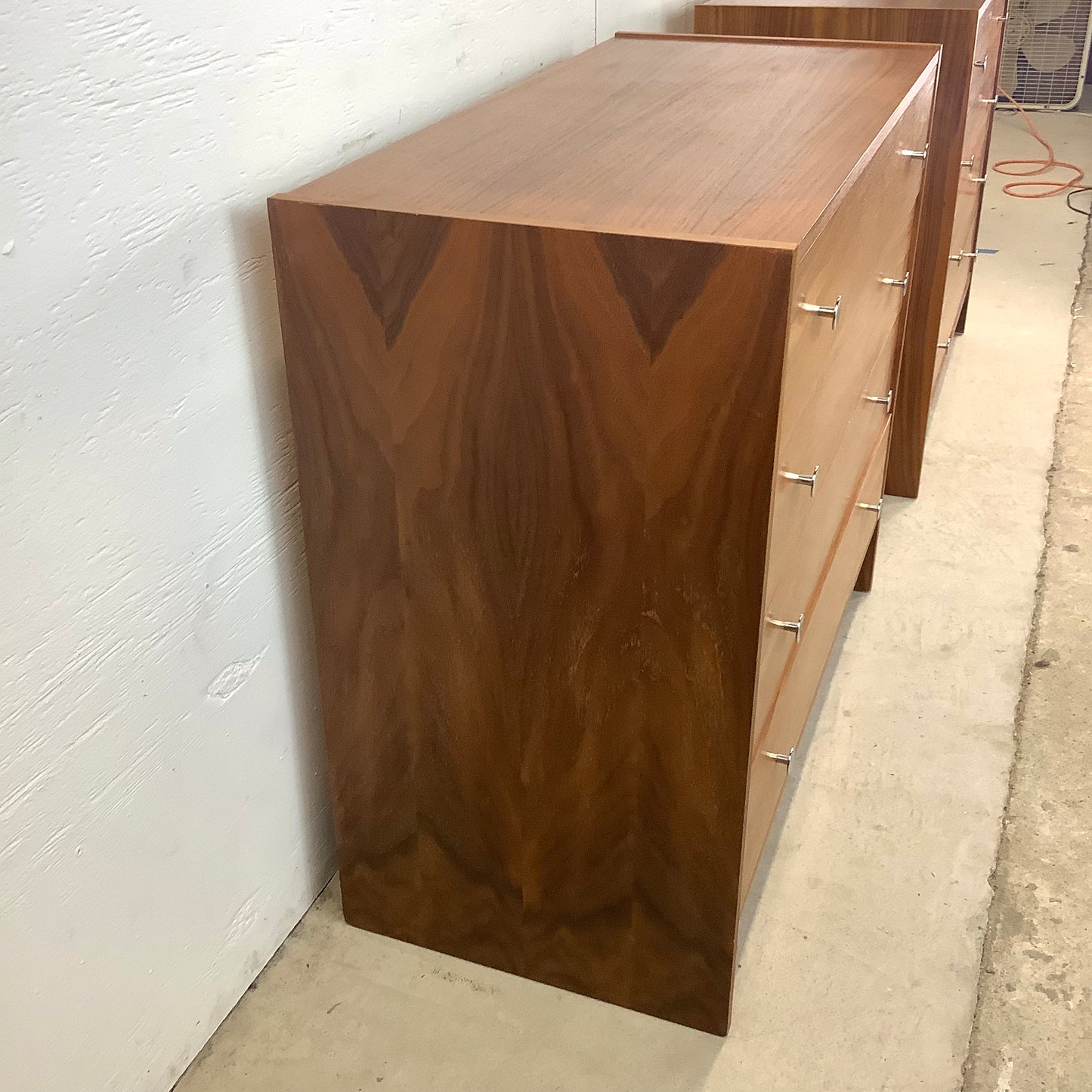 Pair Four Drawer Mid-Century Dressers