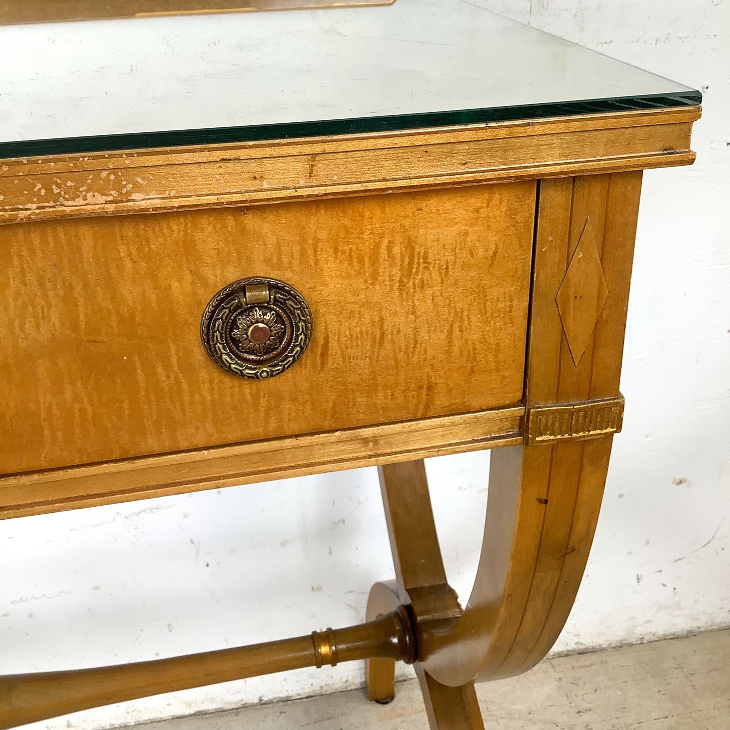 Vintage Regency Style Console Table or Writing Desk