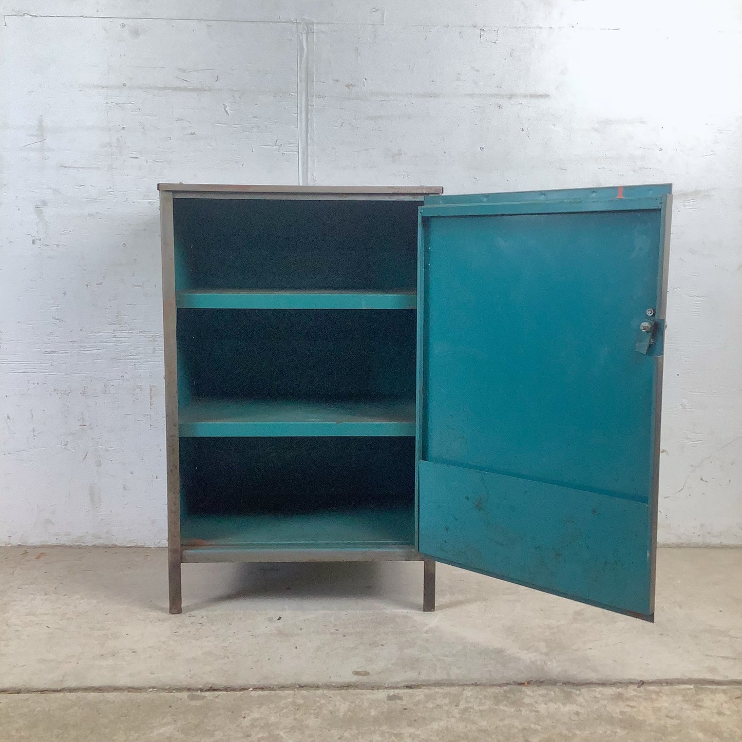 Industrial Modern Metal Shelving Cabinet