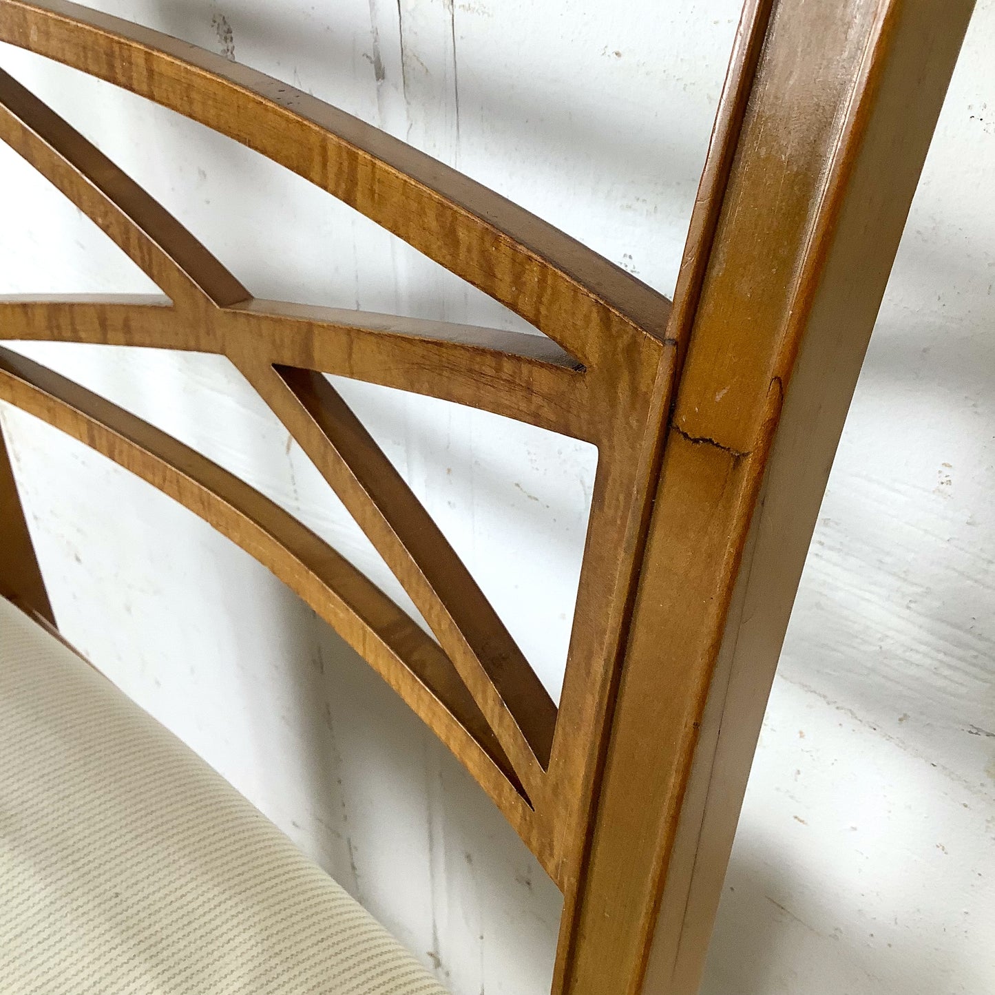 Vintage Neoclassical Style X-Back Side Chair