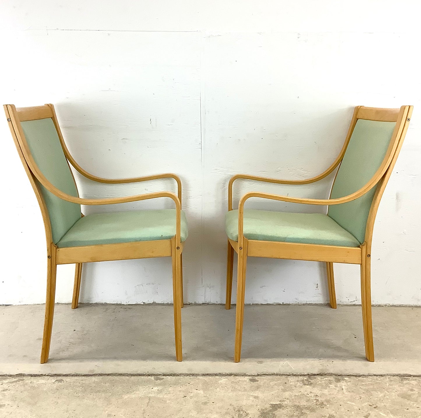 Scandinavian Bentwood Dining Chairs by Vatne Mobler