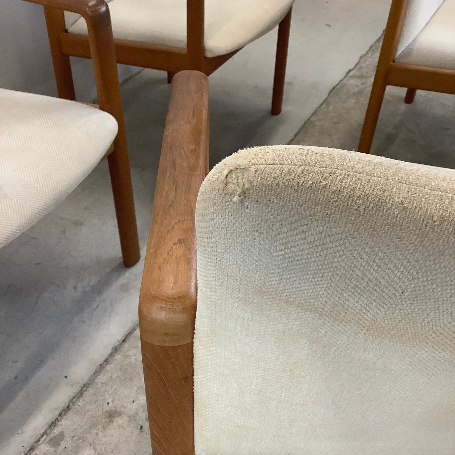 Scandinavian Modern Teak Armchairs by Jesper- set of 8