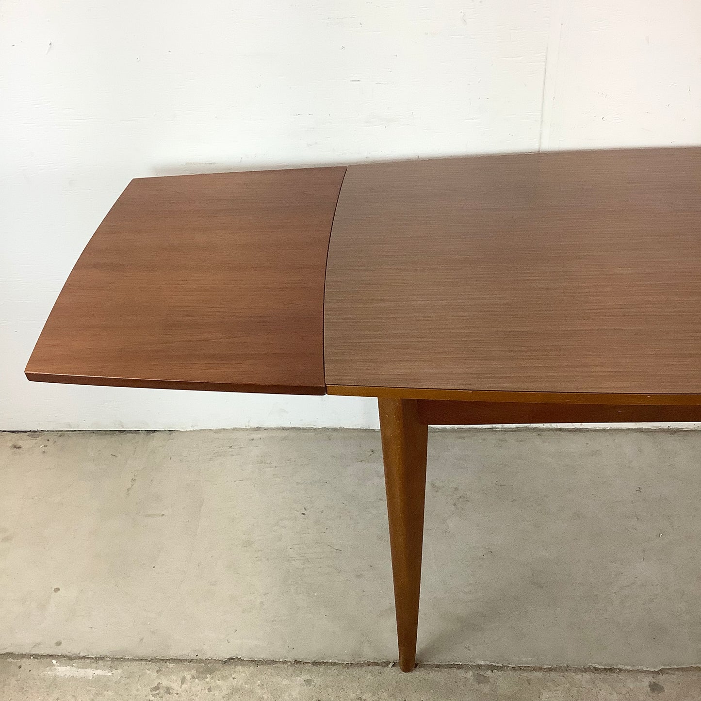 Petite Mid-Century Dining Table With leaves