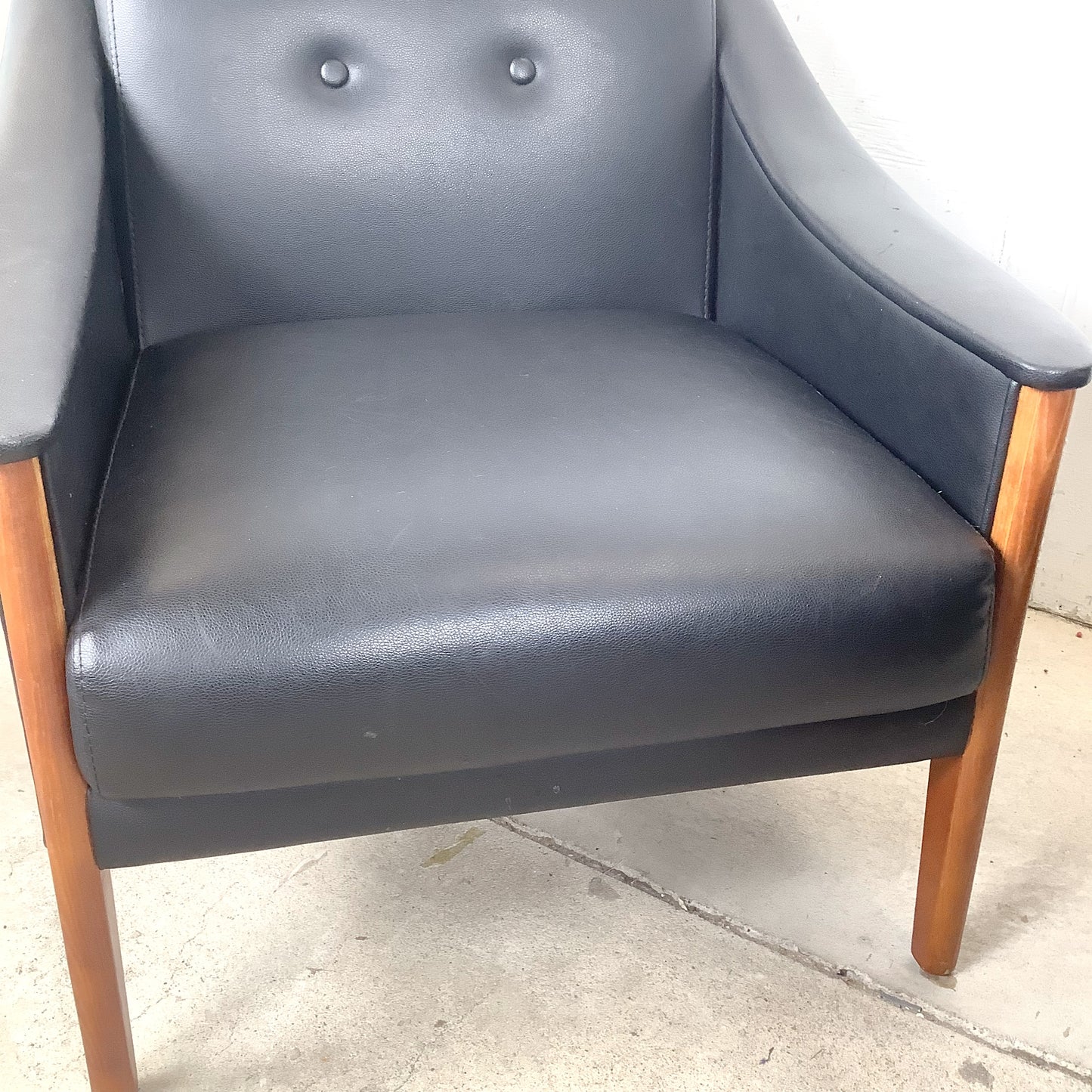Pair Modern Gio Ponti Style Armchairs