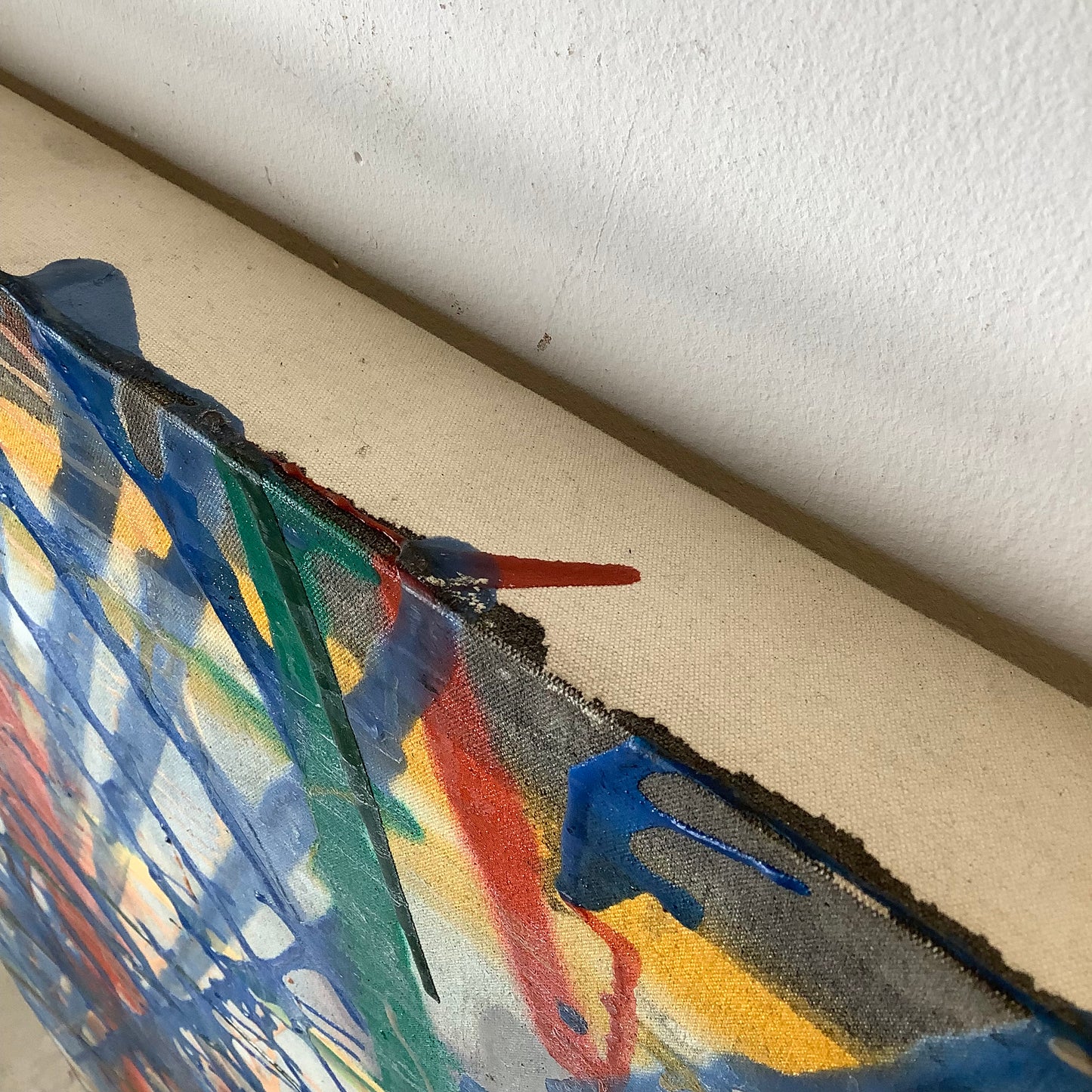 Large Contemporary Abstract Painting 70x59 – Architectural