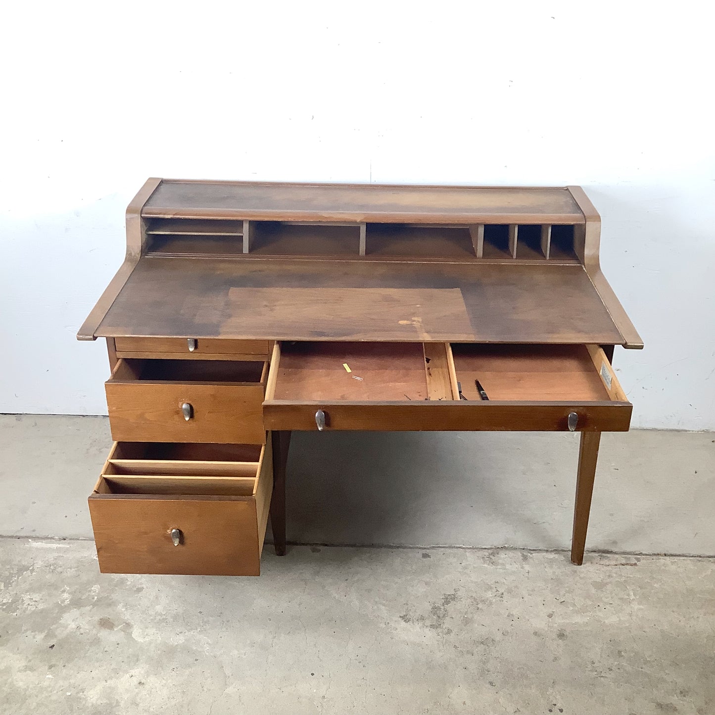 Mid-Century Modern Desk from Drexel’s Profile Line by John Van Koert