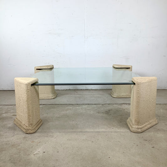 Square Post-Modern Coffee Table