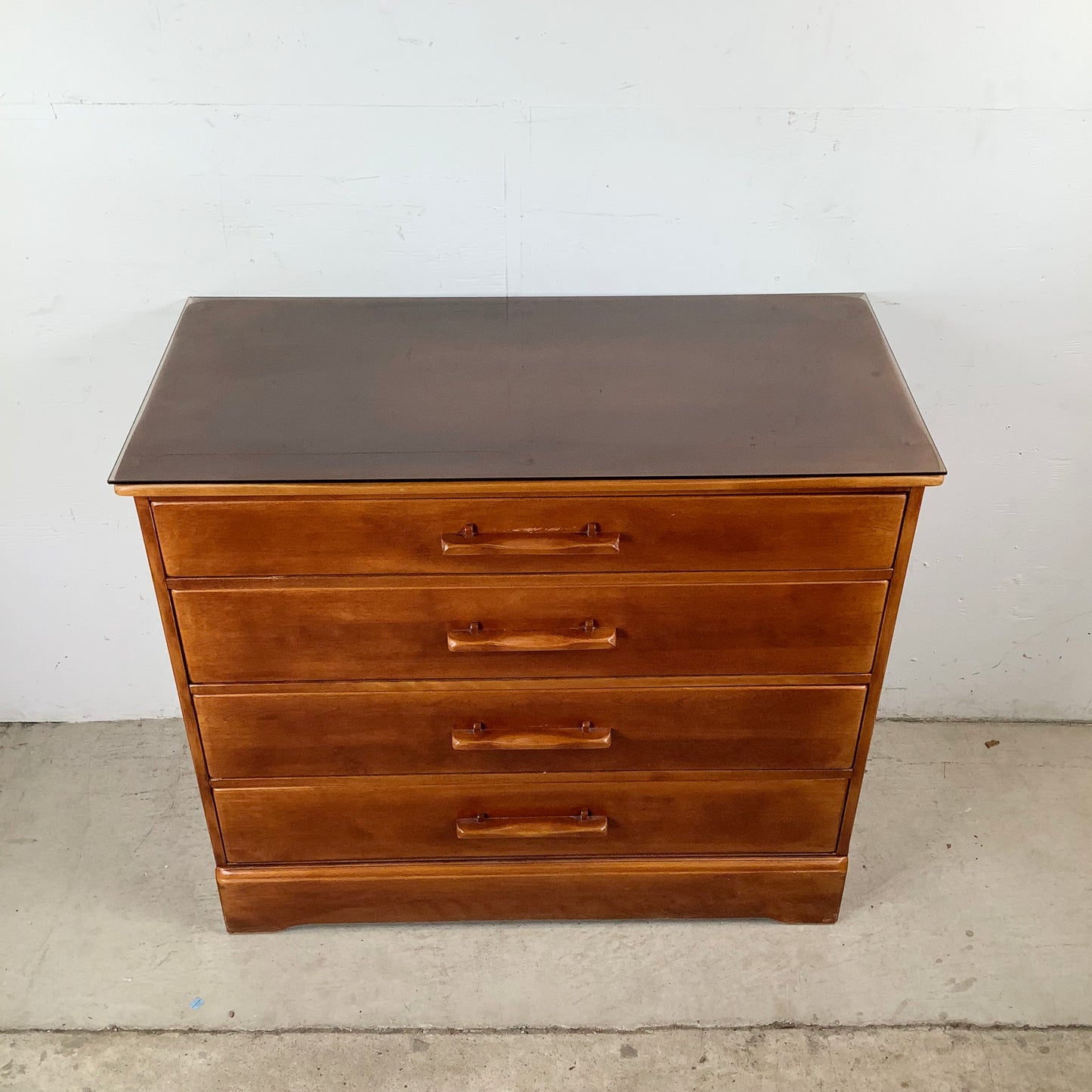 Vintage Colonial Dresser With Mirror from Cushman