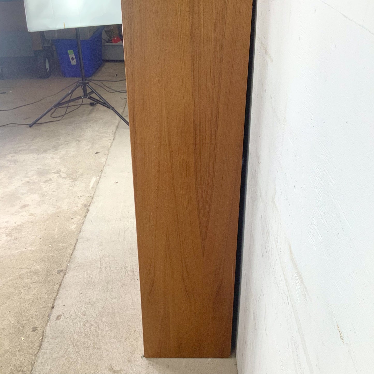 Vintage Scandinavian Modern Teak Open Bookcase