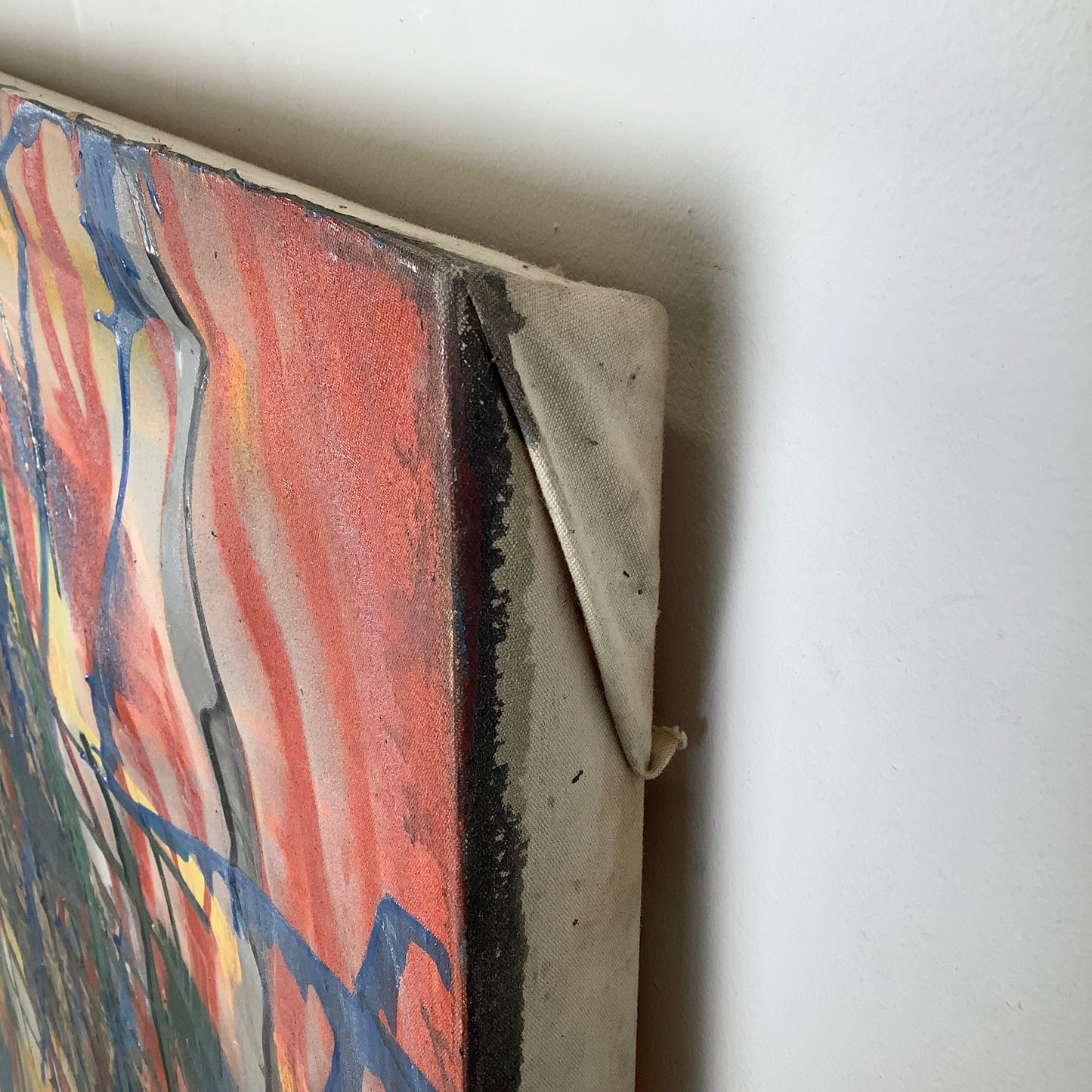 Large Contemporary Abstract Painting 70x59 – Architectural