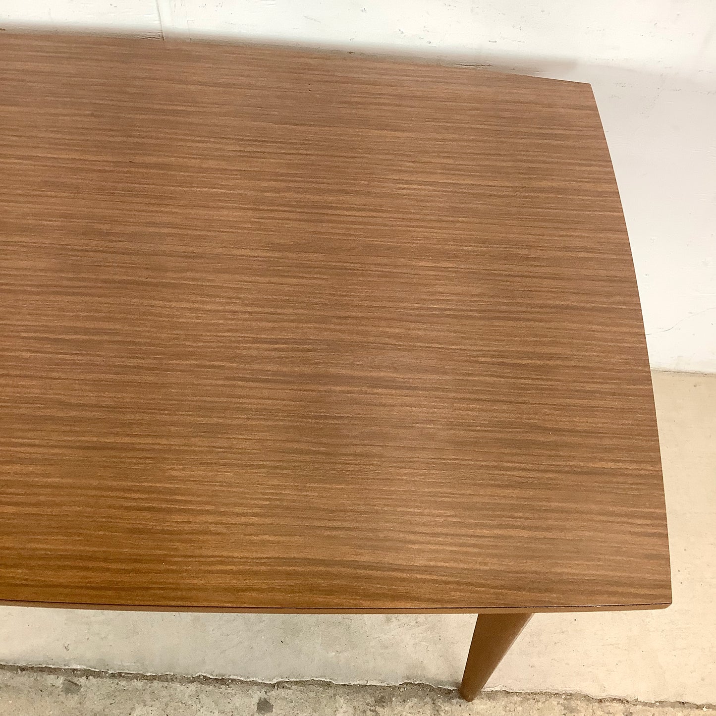 Petite Mid-Century Dining Table With leaves