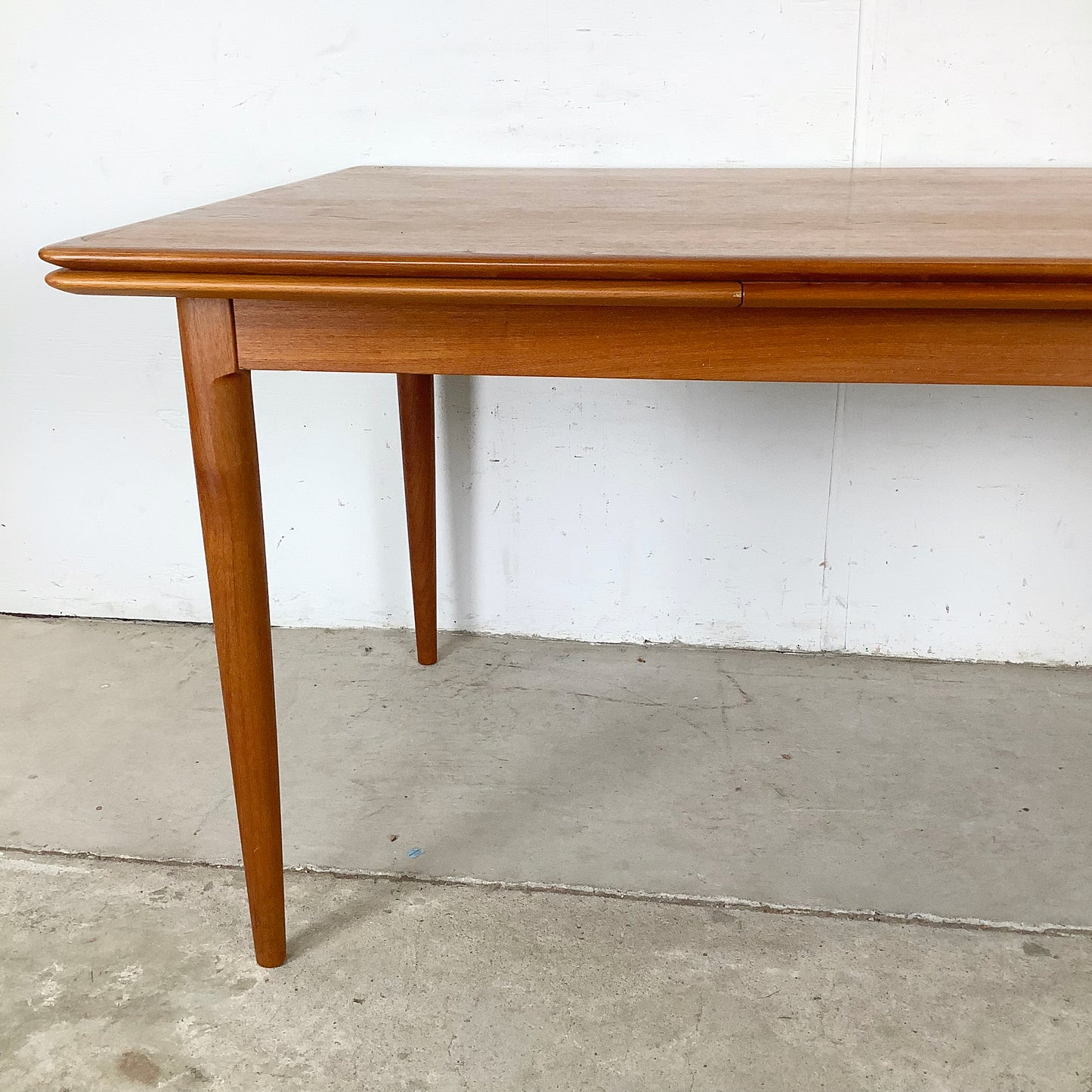 Mid-Century Danish Teak Dining Table with Draw Leaves by Skovmand & Andersen for Moreddi