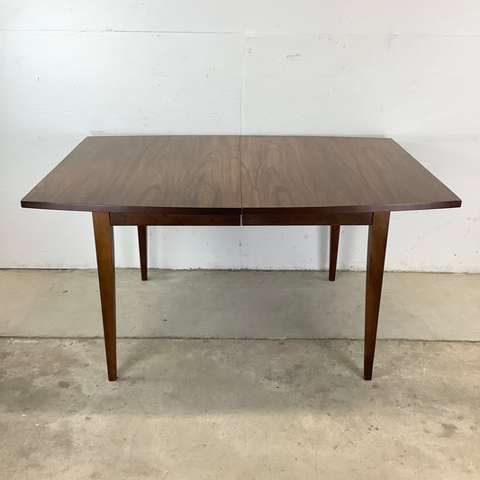 Mid-Century Walnut Finish Dining Table