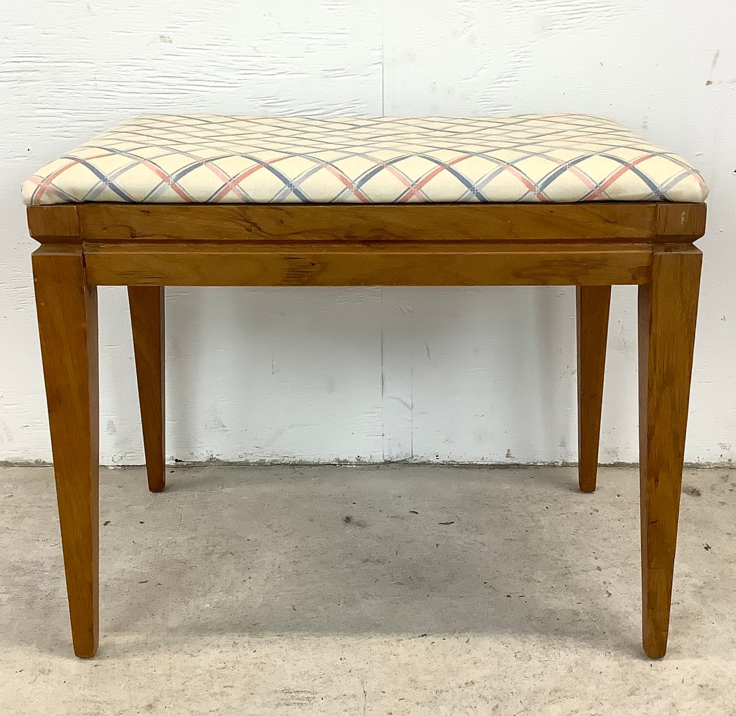 Mid-Century Vanity Stool or Piano Bench