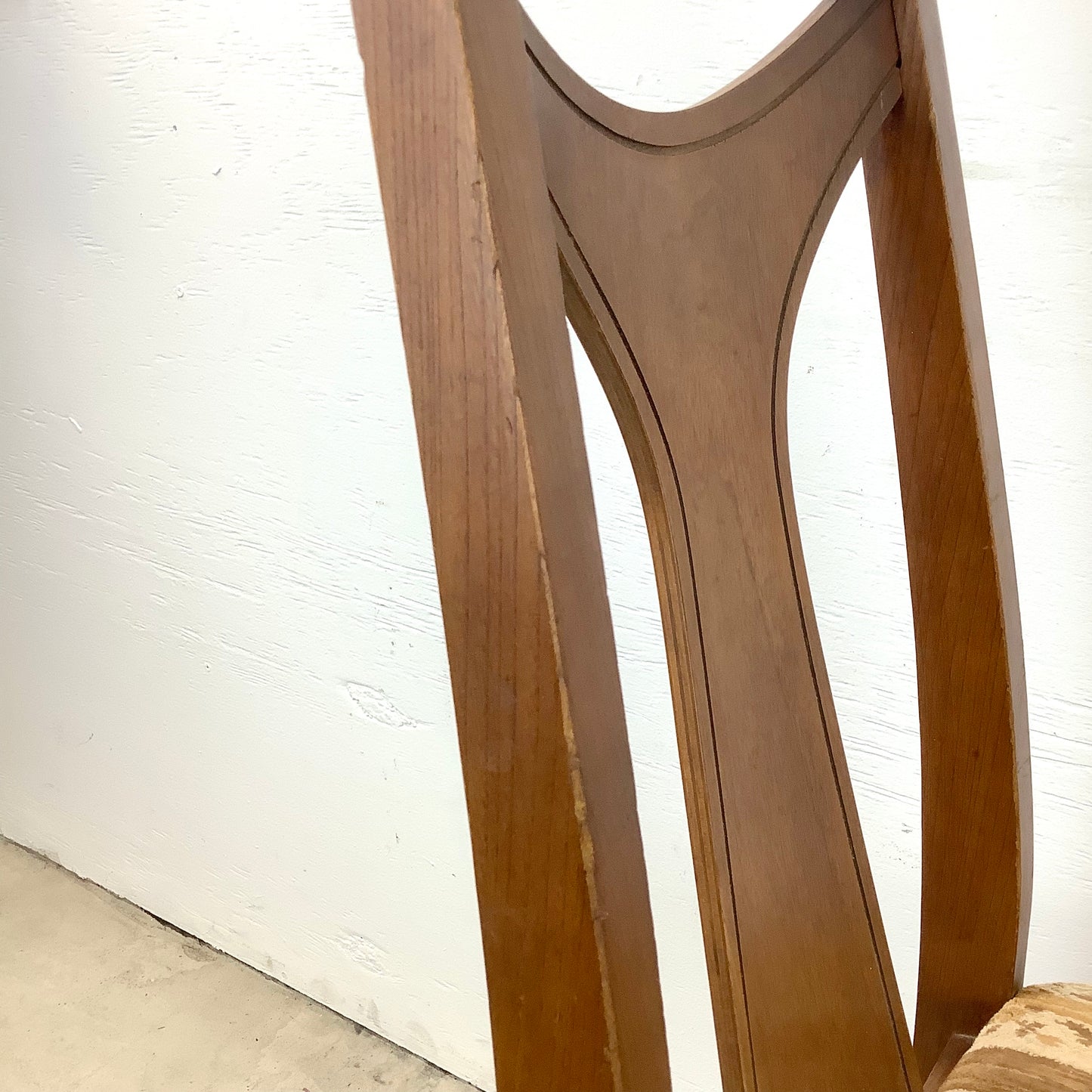 Mid-Century Walnut Dining Room Chairs- A Pair