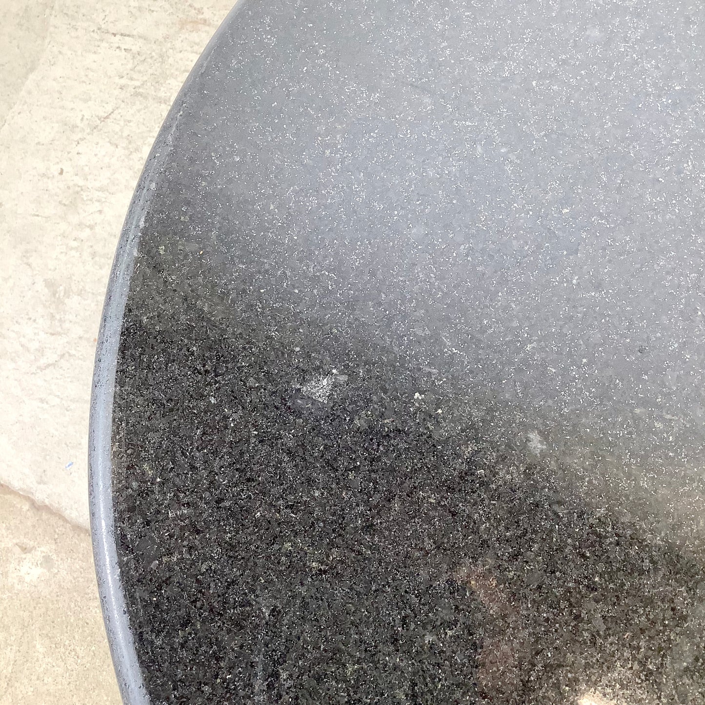 Post-Modern Black Drum Table after Pace Collection