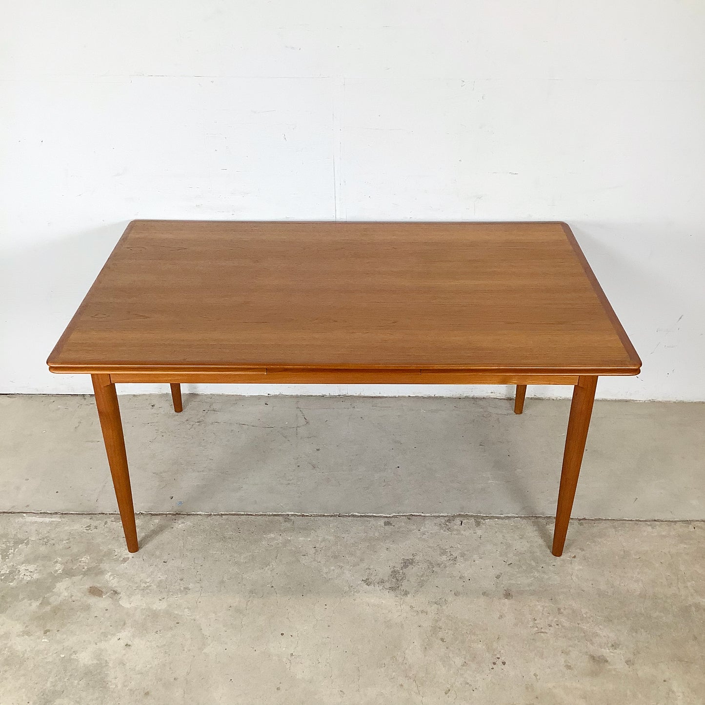 Mid-Century Danish Teak Dining Table with Draw Leaves by Skovmand & Andersen for Moreddi