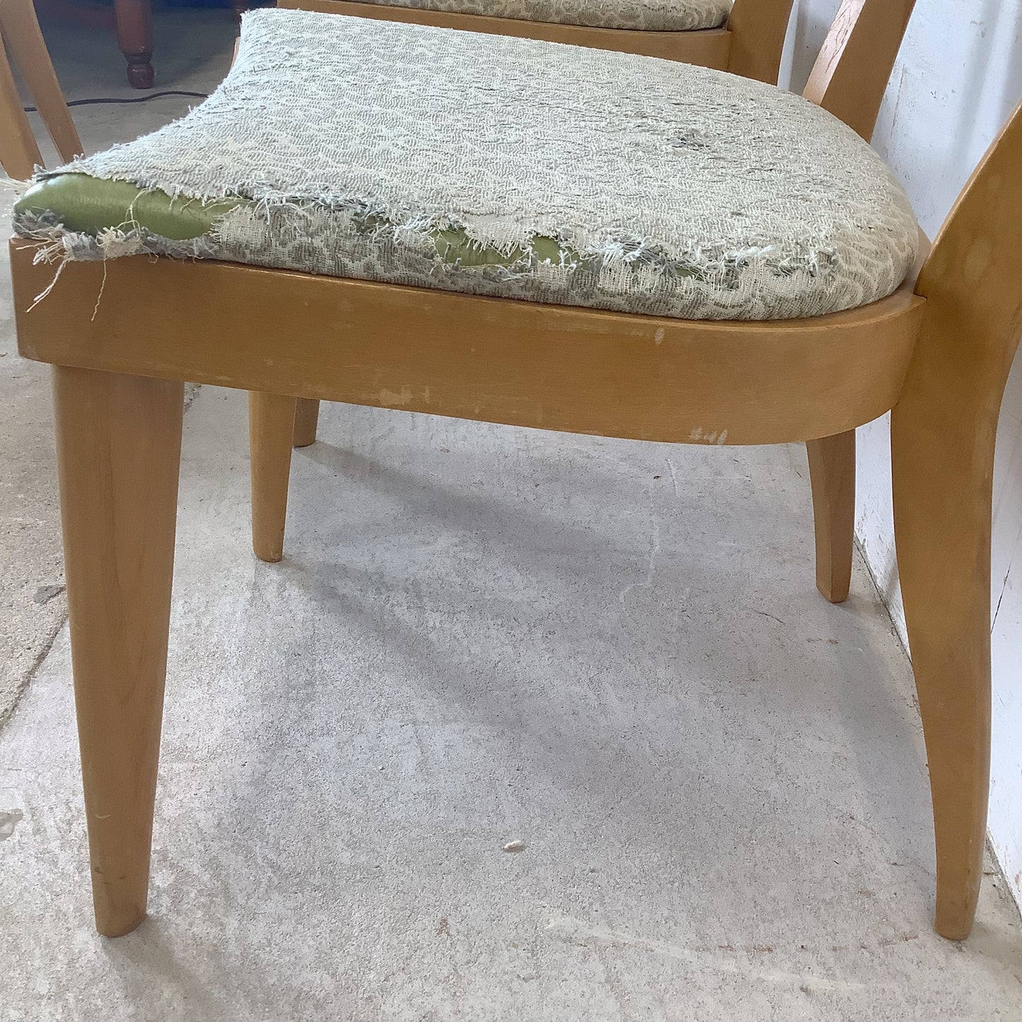 Heywood-Wakefield M 154 "Dog Bone" Dining Chairs — A Set of Six