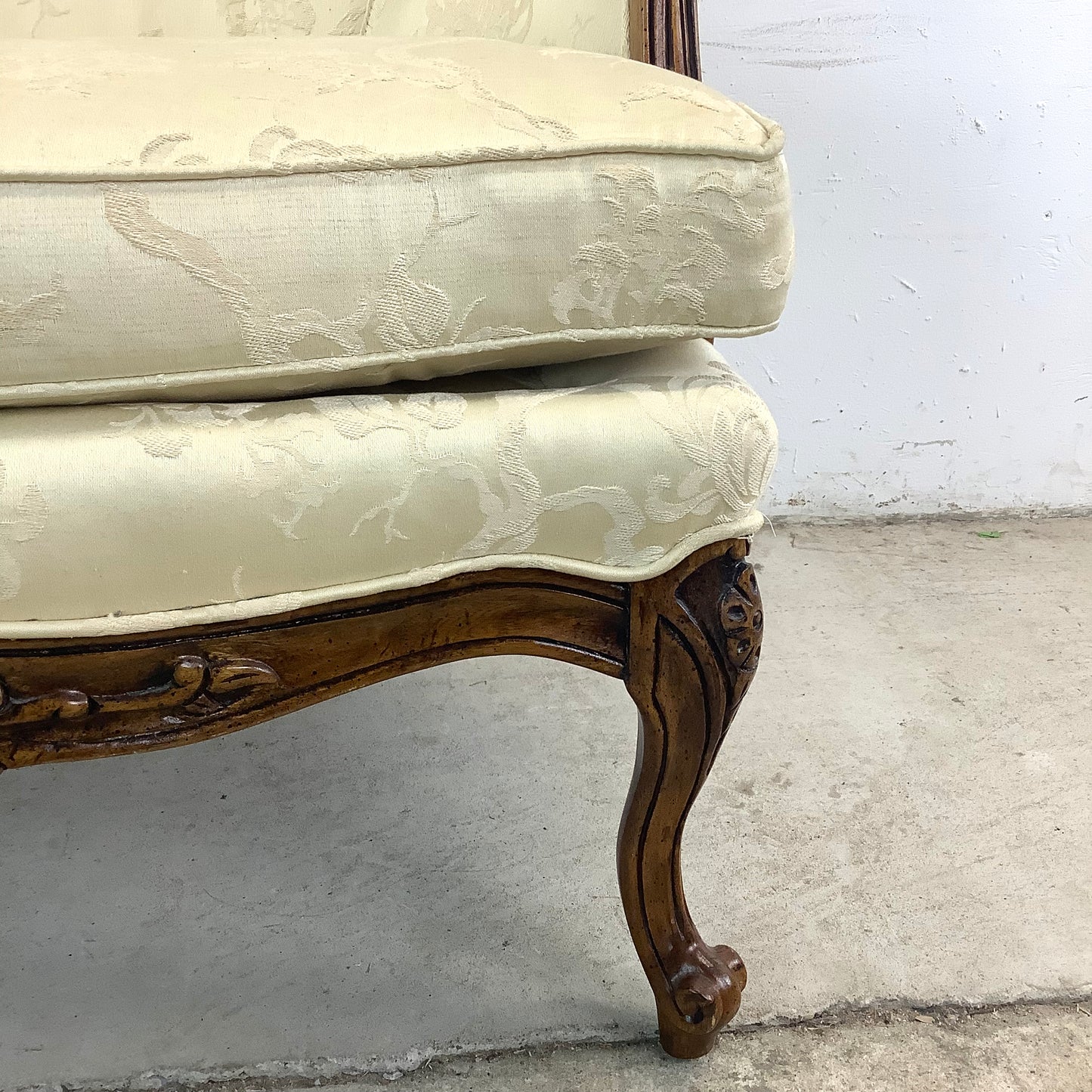 Vintage French Country Armchair by Bernhardt Furniture