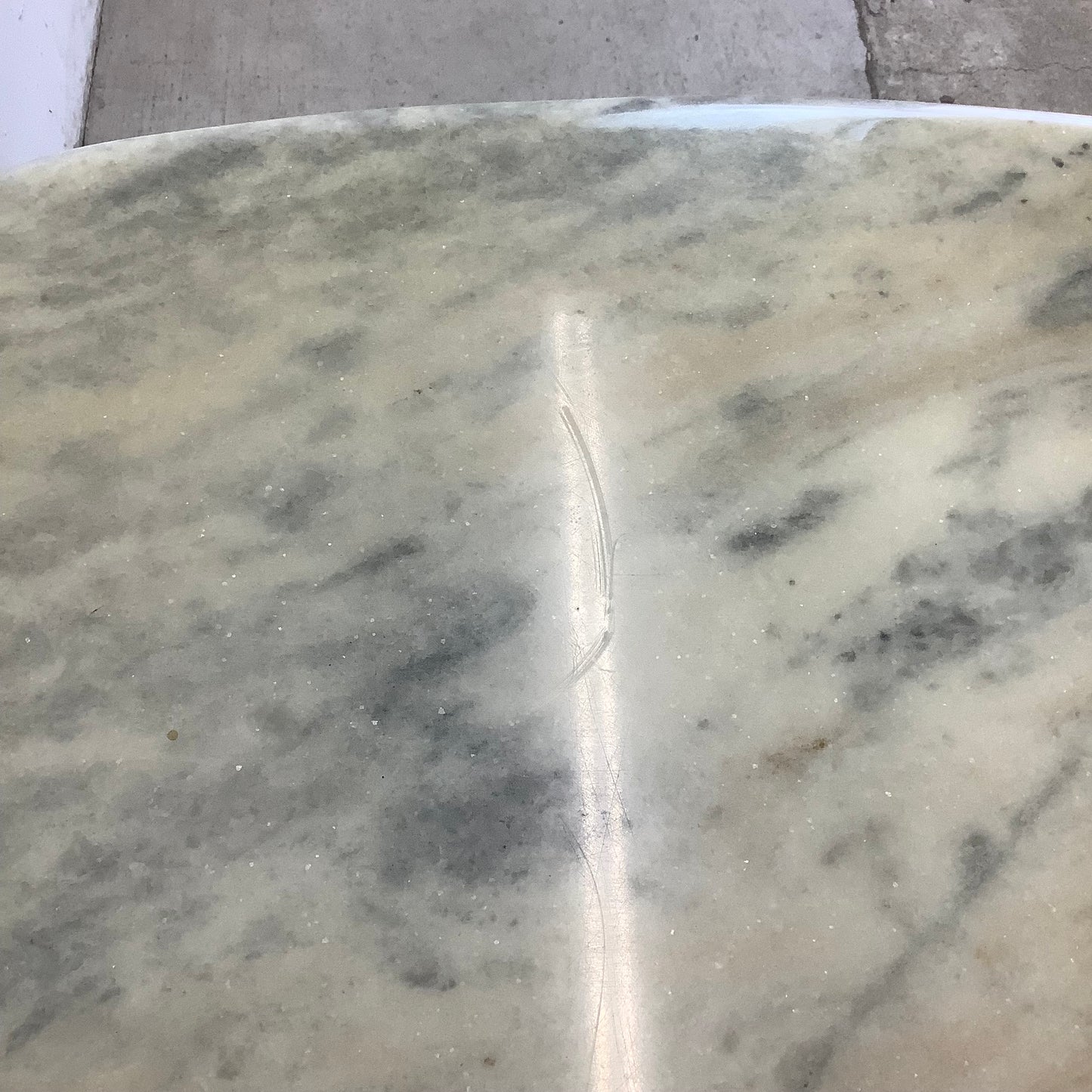 Vintage Modern Marble End Table