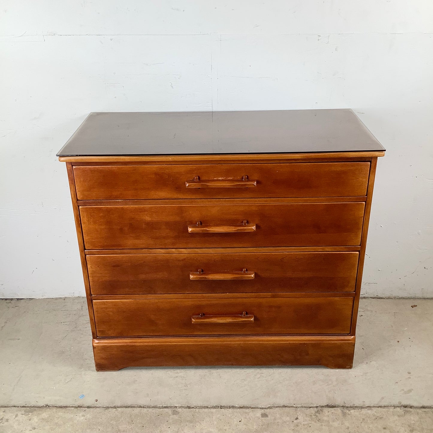 Vintage Colonial Dresser With Mirror from Cushman