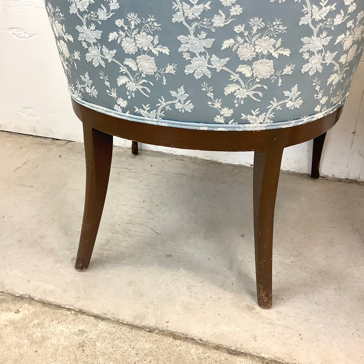 Pair Antique Pale Blue Armchairs, Louis XVI