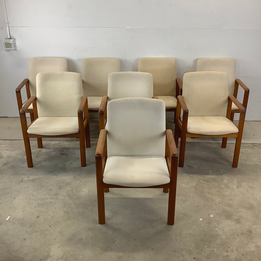 Scandinavian Modern Teak Armchairs by Jesper- set of 8