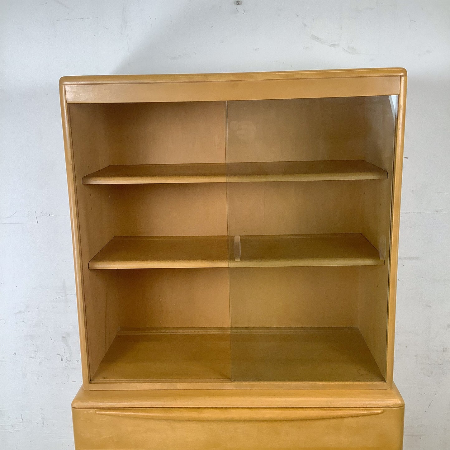Heywood-Wakefield Wheat Display Hutch