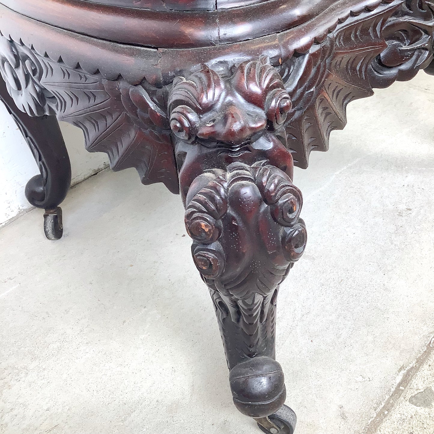Antique Chinese Provincial Elmwood Cabinet | Iron Circular Lockplate | 19th to Early 20th Century