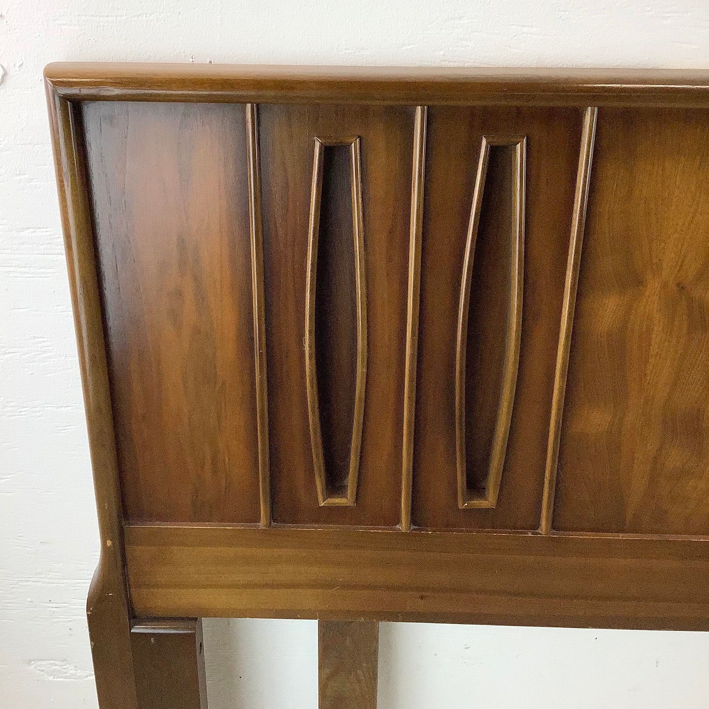 Mid-Century King Walnut Headboard