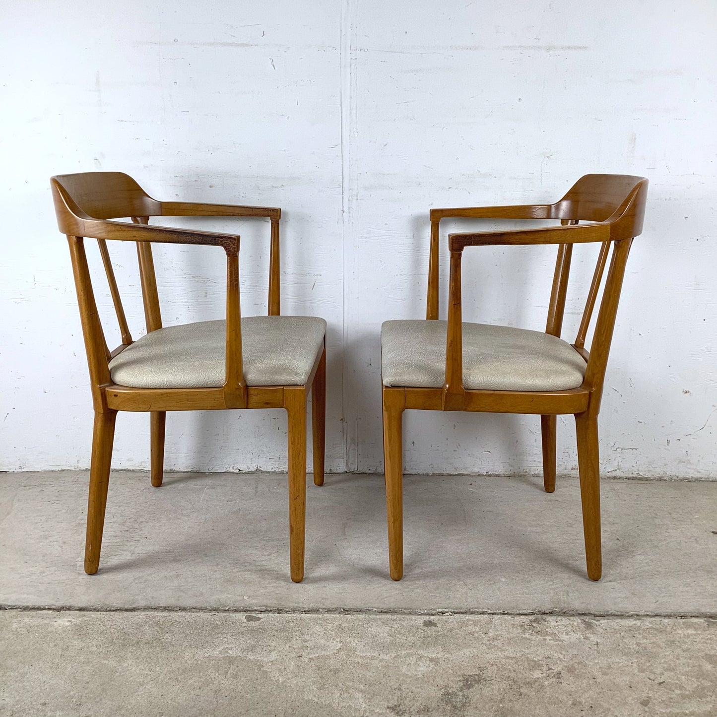 Tomlinson Mid-Century Modern Dining Chairs — Set of Six