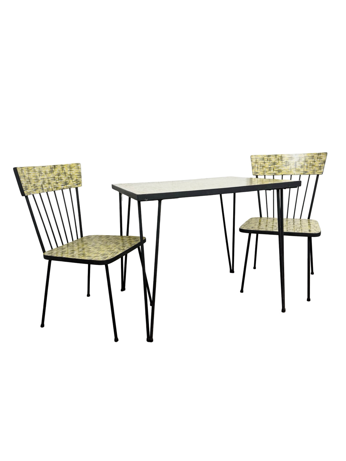 Vintage 1960s American Mid-Century Child’s Dinette Table and Chair Set