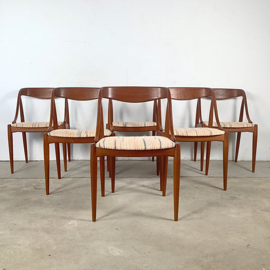Johannes Andersen Model #16 dining chairs for Uldum Møbelfabrik - set Six
