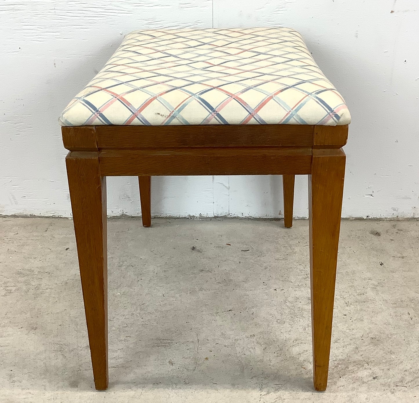 Mid-Century Vanity Stool or Piano Bench