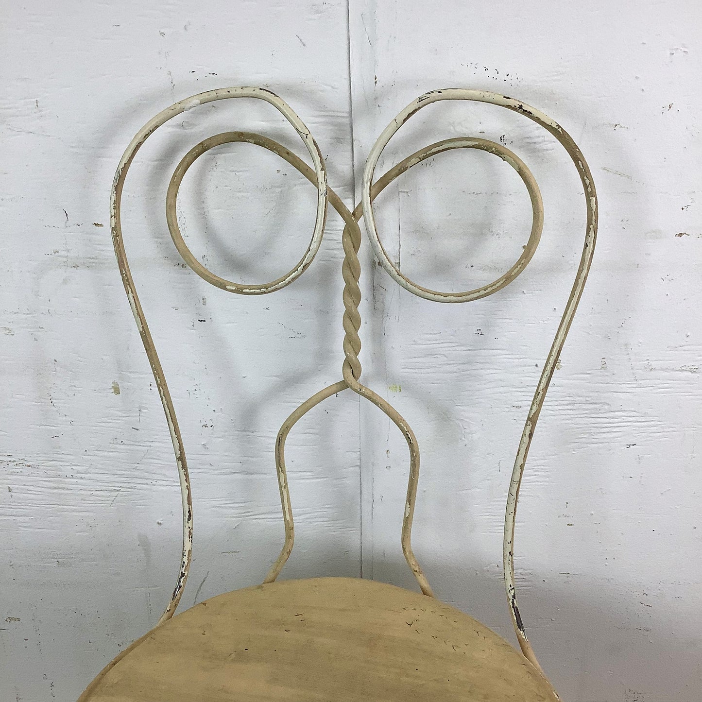 Vintage Wrought Iron Parlor Chair